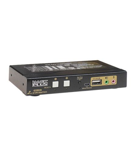 کی وی ام سوئیچ ۲ پورت HDMI کی نت پلاس KP-SWKH402 | JCHK-14196