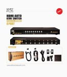 کی وی ام سوئیچ 8 پورت HDMI کی نت پلاس KP-SWKH408 | JCHK-14201