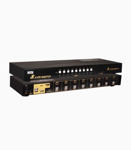 کی وی ام سوئیچ 8 پورت HDMI کی نت پلاس KP-SWKH408 | JCHK-14201