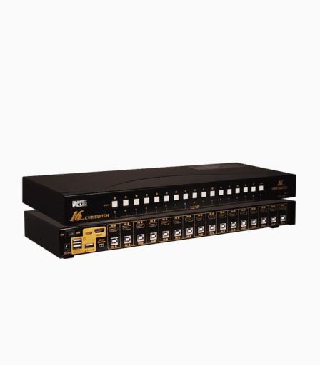 کی وی ام سوئیچ 16 پورت HDMI کی نت پلاس KP-SWKH416 | JCHK-14205