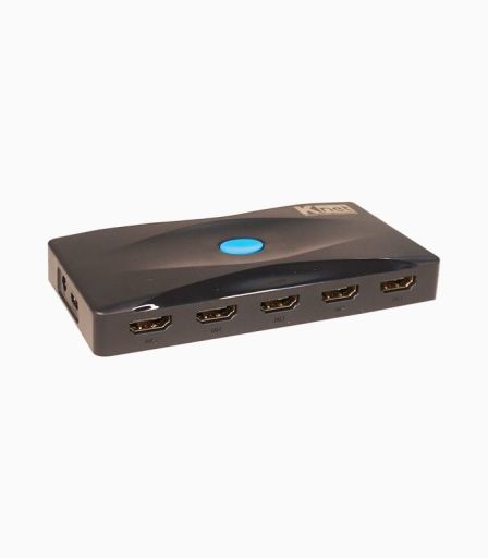 سوئیچ ۵ پورت HDMI کی نت K-SWHD2005 با ریموت کنترل | JCHK-14309