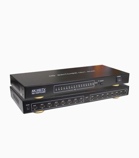 سوئیچ 16 پورت HDMI کی نت KS7216 با ریموت کنترل | JCHK-14312
