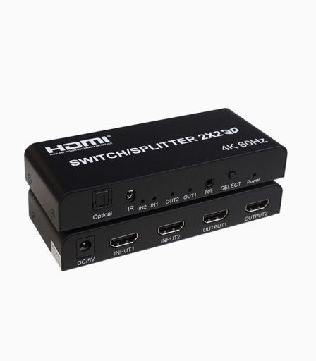 سوییچ اسپلیتر HDMI 2×2 کی نت KSS22 | JCHK-14318