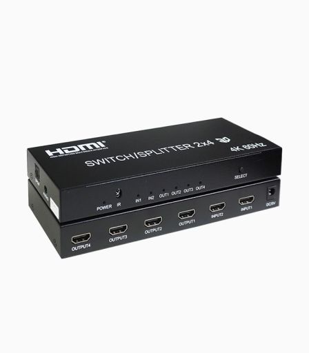 سوییچ اسپلیتر HDMI 2×4 کی نت KSS24 | JCHK-14320