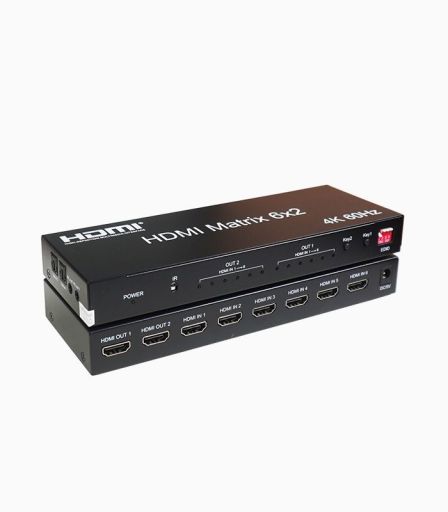 ماتریکس HDMI 6×2 کی نت KM62 با ریموت کنترل | JCHK-14330