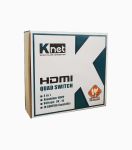 سوئیچ کواد ۴ پورت HDMI کی نت K-SWHDQ004 | JCHK-14343