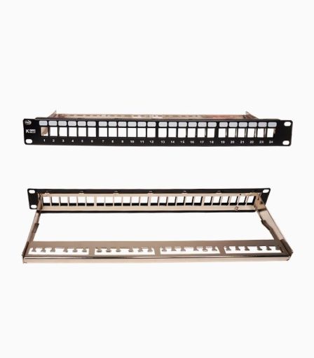 پچ پنل 24 پورت STP Unloaded کی نت K-NPULS024 | JCHK-14389