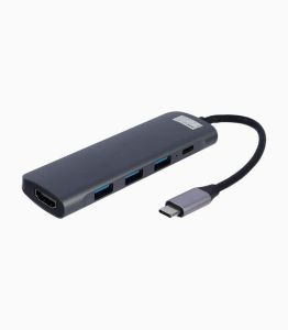 هاب ۵ پورت Type C کی نت K-MFCMS105 | JCHK-14404