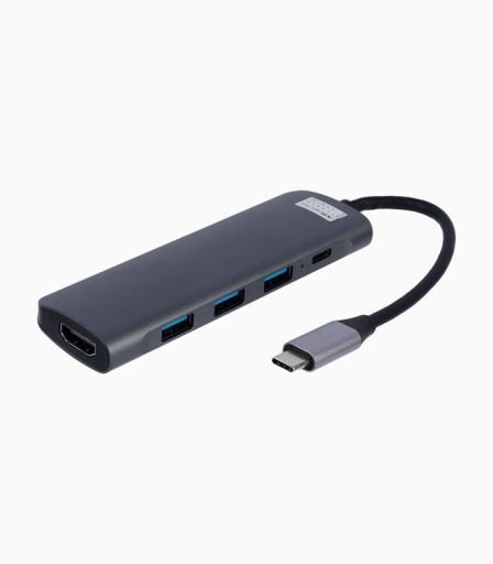هاب ۵ پورت Type C کی نت K-MFCMS105 | JCHK-14404