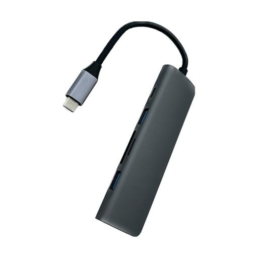 هاب ۶ پورت Type C کی نت K-MFCMS606 | JCHK-14408