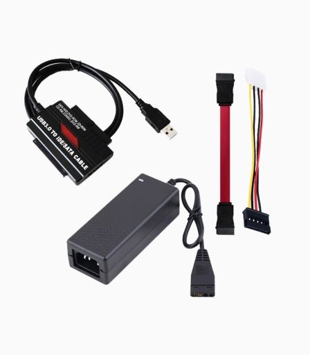 مبدل USB 3.0 به SATA کی نت K-COU30IDE همراه آداپتور | JCHK-14468