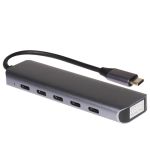 هاب 5 پورت Type-C کی نت مدل K-HUCMHC322 | JCHK-14475