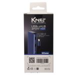 هاب 4 پورت Type-C و USB 3.0 کی نت K-HUCMHC321 | JCHK-14476