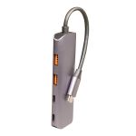 هاب 4 پورت Type-C و USB 3.0 کی نت K-HUCMHC321 | JCHK-14476