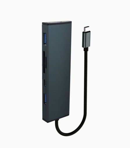 هاب ۵ پورت Type C کی نت K-MFCMS405 | JCHK-14478