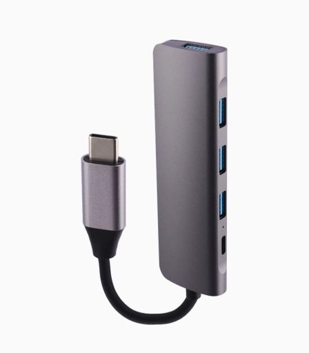 هاب ۵ پورت Type C کی نت K-MFCMS305 | JCHK-14479