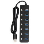 هاب 7 پورت USB 3.0 کی نت مدل K-HUAMH10P7 | JCHK-14482