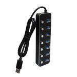 هاب 7 پورت USB 3.0 کی نت مدل K-HUAMH10P7 | JCHK-14482