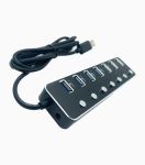 هاب ۷ پورت USB 3.0 کلید دار کی نت K-HUAMH107 | JCHK-14483