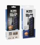 هاب ۷ پورت USB 3.0 کلید دار کی نت K-HUAMH907 | JCHK-14484