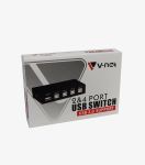 سوئیچ ۴ پورت USB دستی وی نت V-SWUSBM04 | JCHK-14516