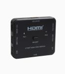 کی وی ام سوئیچ 2 پورت HDMI دستی وی نت با کابل V-SWKHM4K2 | JCHK-14520