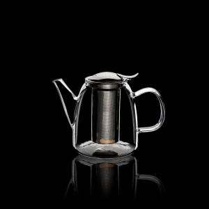 قوری پیرکس با درب و صافی فلزی G13 | JCHK-14151