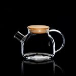 قوری پیرکس درب بامبو G 10 | JCHK-14155