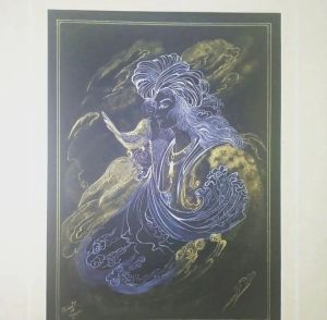 تابلو حلکاری و قلم گیری | JCHK-2689