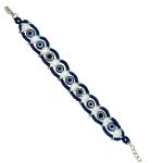 دستبند چشم نظر نوزادی گیپور دستباف | JCHK-14346