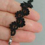 گردنبند گیپور دستباف | JCHK-14612