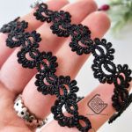 گردنبند گیپور دستباف | JCHK-14612