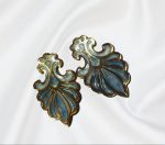 گوشواره رزین دست ساز طرح سنتی ایرانی | JCHK-14502