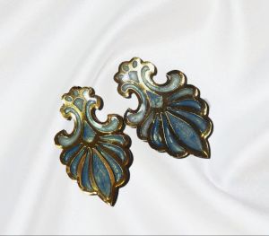 گوشواره رزین دست ساز طرح سنتی ایرانی | JCHK-14502