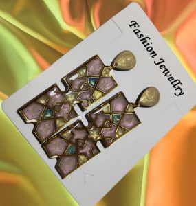 گوشواره دست ساز طرح ایرانی و سنتی | JCHK-14681