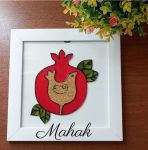 تابلو ویترای انار و مرغ آمین | JCHK-3992