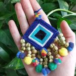 آویز دیوارکوب اسپند اسفند تزیینی سنتی دکوری چشم نظر | JCHK-14546