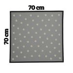 مینی اسکارف توری مدل گل بابونه | JCHK-14545