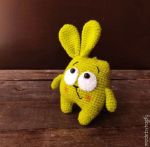 عروسک بافتنی خرگوش خنگ | JCHK-5596