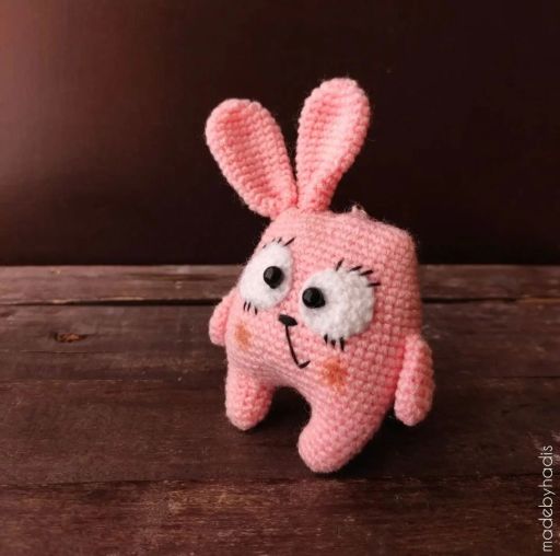 عروسک بافتنی خرگوش خنگ | JCHK-5596