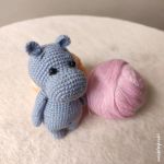 عروسک بافتنی اسب آبی | JCHK-5781