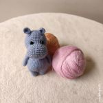 عروسک بافتنی اسب آبی | JCHK-5781