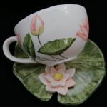 فنجان نعلبکی نیلوفر هیوا | JCHK-14720 فنجان نعلبکی نیلوفر هیوا | JCHK-14720