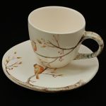 فنجان نعلبکی سینه سرخ هیوا | JCHK-14745 فنجان نعلبکی سینه سرخ هیوا | JCHK-14745