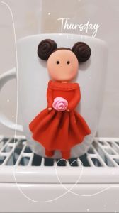 ماگ با طرح عروسک | JCHK-4911