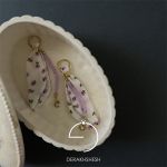 گوشواره های پارچه‌ای درخشش | JCHK-14879