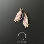 گوشواره های پارچه‌ای درخشش | JCHK-14879