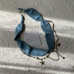 گردنبند پارچه‌ای درخشش | JCHK-15267