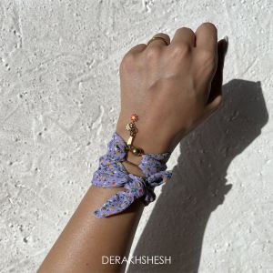 🪻دستبند پارچه‌ای درخشش | JCHK-15576