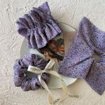 🍬کش مو پارچه‌ای درخشش | JCHK-15577